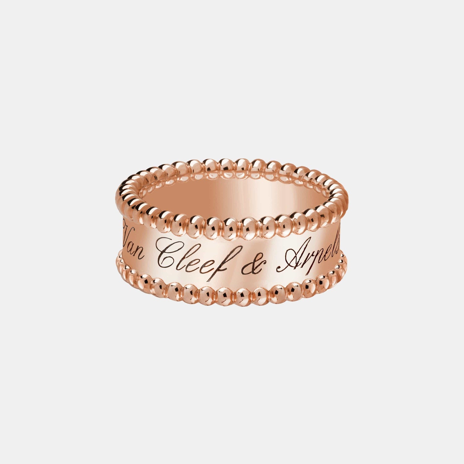 Bague Perlée Or rose  