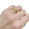 Bague 53 Cartier Juste un Clou - Bague en or rose sertie de diamants 58 Facettes 35025