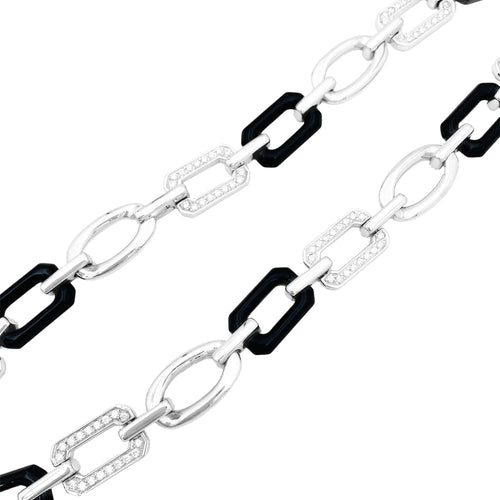 Collier Collier Chanel, « Première Onyx », onyx, diamants, or blanc. 58 Facettes 35049