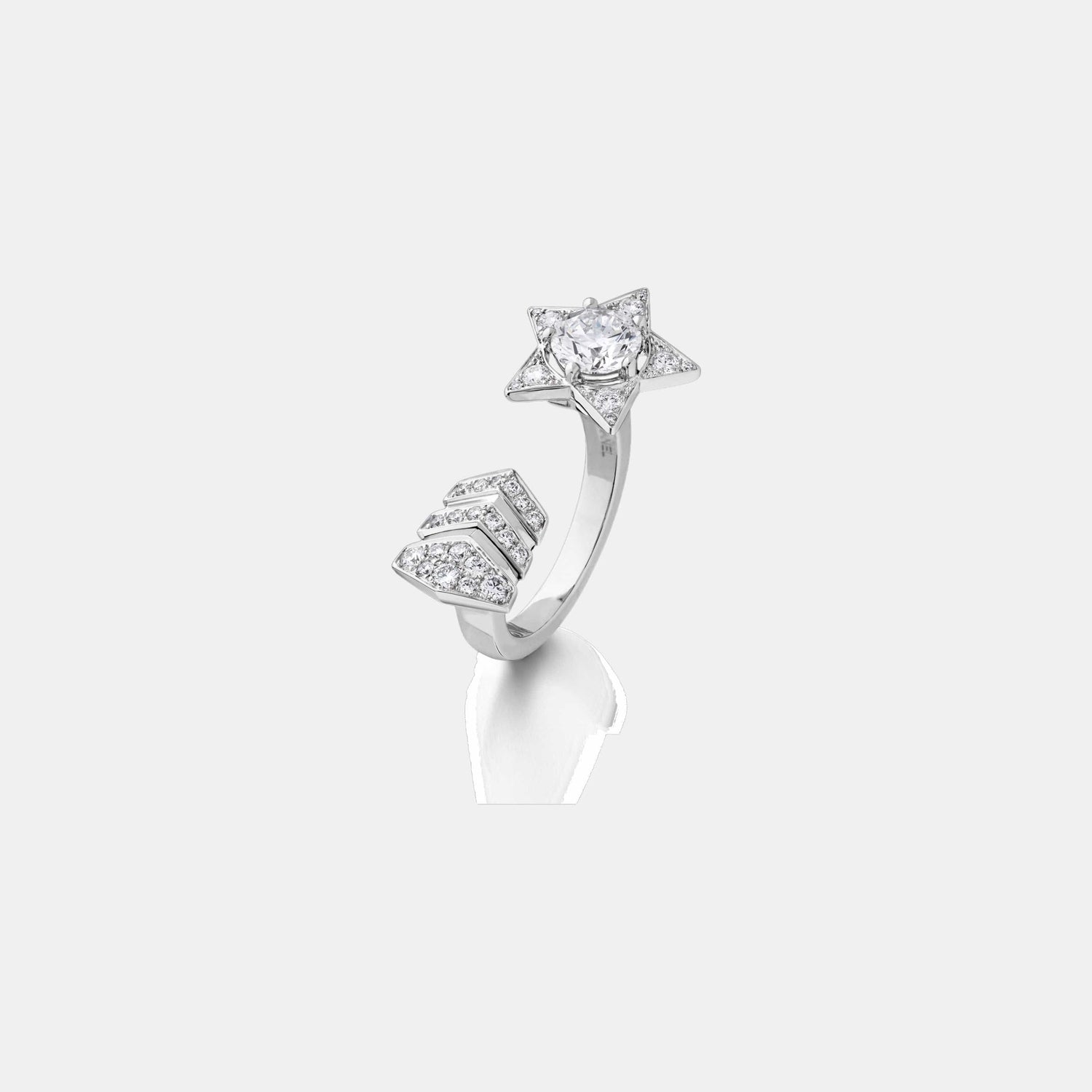Bague Comète Or blanc Diamant