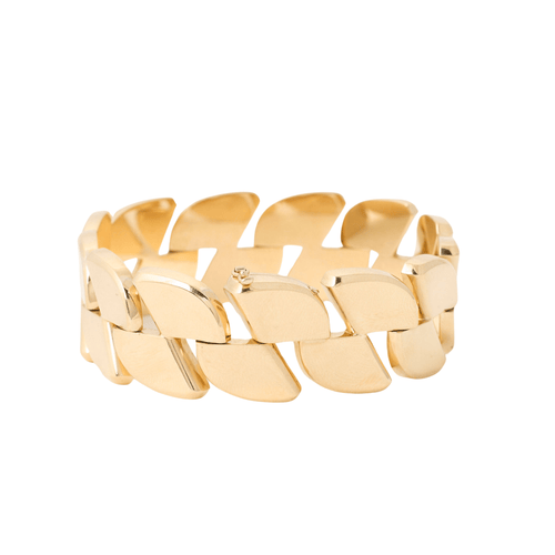 Bracelet Mellerio dits Meller - Rare Bracelet Vintage Or Jaune 58 Facettes