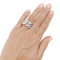 Bague 57 Pomellato Catene - Bague en or blanc et diamants 58 Facettes 34754