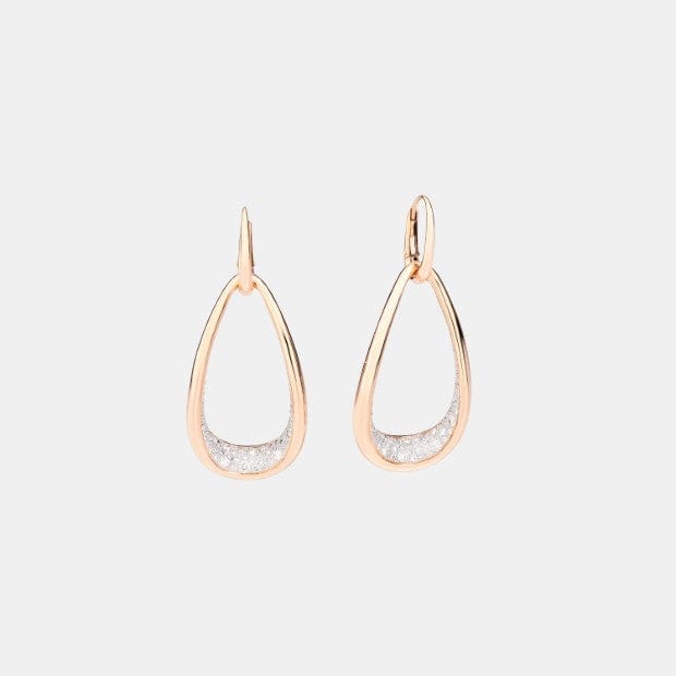 Boucles d'oreilles Fantina Or rose Diamant 1.9ct