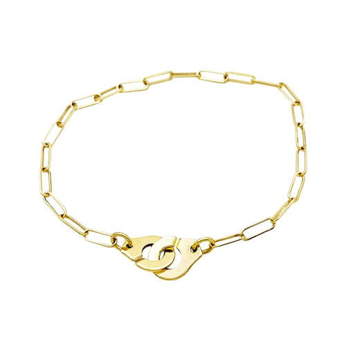 Bracelet Dinh Van Menottes R10 - Bracelet moyen modèle en or jaune 750 58 Facettes 35369