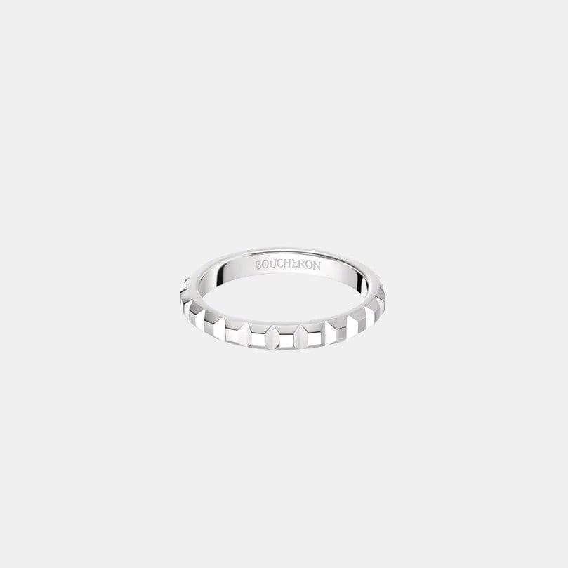 Bague Clou de Paris Platine  