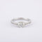 Bague 54 / Blanc/Gris / Or 750 Bague Solitaire Diamant 0.83 Carat 58 Facettes 120396R-200070R