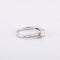 Bague 54 / Blanc/Gris / Or 750 Bague Solitaire Diamant 0.83 Carat 58 Facettes 120396R-200070R