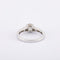 Bague 54 / Blanc/Gris / Or 750 Bague Solitaire Diamant 0.83 Carat 58 Facettes 120396R-200070R