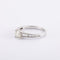 Bague 54 / Blanc/Gris / Or 750 Bague Solitaire Diamant 0.83 Carat 58 Facettes 120396R-200070R