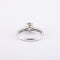 Bague 52 / Blanc/Gris / Or 750 Bague Solitaire Diamant 0.94 Carat 58 Facettes 120376R-210241R