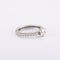 Bague 55 / Blanc/Gris / Or 750‰ Bague Solitaire Diamant 0.93 carat 58 Facettes 210067R-210240R