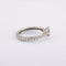 Bague 55 / Blanc/Gris / Or 750‰ Bague Solitaire Diamant 0.93 carat 58 Facettes 210067R-210240R