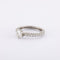 Bague 55 / Blanc/Gris / Or 750‰ Bague Solitaire Diamant 0.93 carat 58 Facettes 210067R-210240R