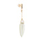 Boucles d'oreilles Boucles d'oreilles Feuille Citrine Diamants noirs 58 Facettes B601