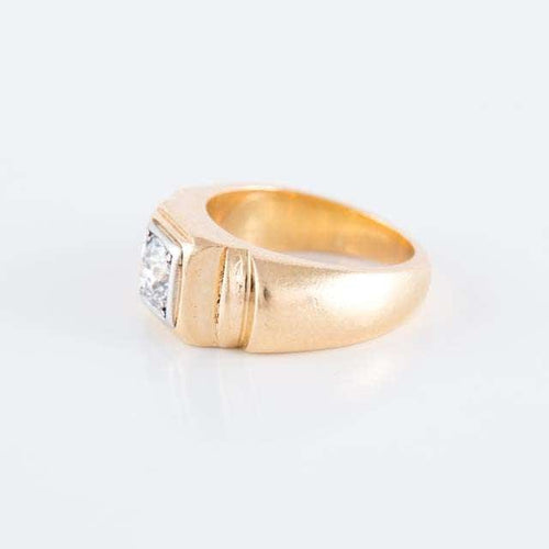 Bague Bague Tank Diamant taille ancienne 58 Facettes 1