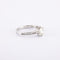 Bague 54 / Blanc/Gris / Or 750‰ Bague Solitaire Diamant 1.00 carat 58 Facettes 120333R-210139R