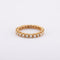 Bague 53 / Jaune / Or 750‰ Alliance américaine diamants 0.92 carat 58 Facettes 220509R