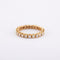 Bague 53 / Jaune / Or 750‰ Alliance américaine diamants 0.92 carat 58 Facettes 220509R