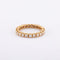 Bague 53 / Jaune / Or 750‰ Alliance américaine diamants 0.92 carat 58 Facettes 220509R