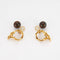 Boucles d'oreilles GILBERT ALBERT - Clips d'oreilles billes interchangeables 58 Facettes KZ9