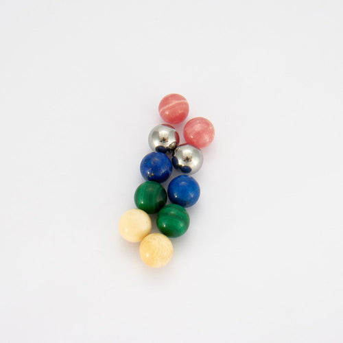 Boucles d'oreilles GILBERT ALBERT - Clips d'oreilles billes interchangeables 58 Facettes KZ9