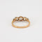 Bague Bague jarretière en or jaune, diamant 58 Facettes