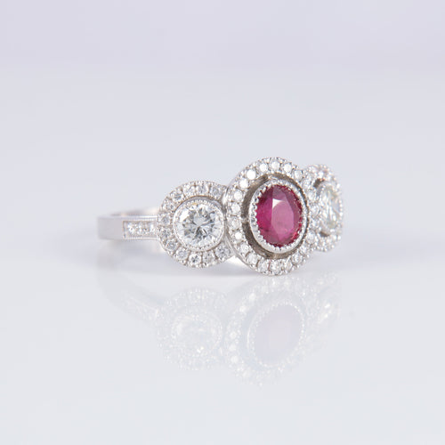 Bague Bague Rubis exceptionnel 58 Facettes 1