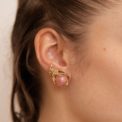 Boucles d'oreilles GILBERT ALBERT - Clips d'oreilles billes interchangeables 58 Facettes KZ9