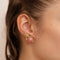 Boucles d'oreilles GILBERT ALBERT - Clips d'oreilles billes interchangeables 58 Facettes KZ9