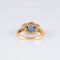 Bague Bague Jonc Saphir Emeraudes Diamants 58 Facettes 1