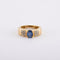 Bague 51 / Jaune / Or 750‰ Bague Saphir et Diamants 58 Facettes 220557R