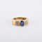 Bague 51 / Jaune / Or 750‰ Bague Saphir et Diamants 58 Facettes 220557R