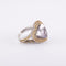 Bague 47 / Blanc/Gris / Or 750 Bague "Subtile raison" MAUBOUSSIN 58 Facettes 200019R