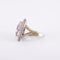 Bague 47 / Blanc/Gris / Or 750 Bague "Subtile raison" MAUBOUSSIN 58 Facettes 200019R