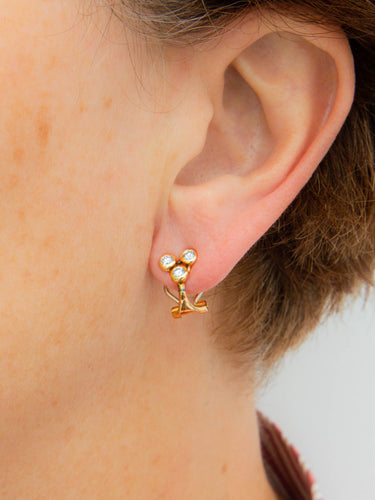 Boucles d'oreilles Clips Diamants 58 Facettes