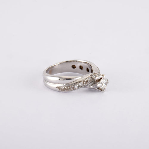 Bague 53 Bague Solitaire Diamants 58 Facettes 220562R
