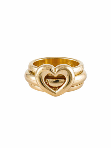 Bague 56 Bague PIAGET "Coeur" en Or Jaune et Diamant 58 Facettes 200003