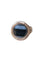 Bague Bague chevalière agate sur or rose 58 Facettes