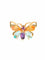 Pendentif Pendentif Papillon Citrines Topazes Améthyste 58 Facettes BO335