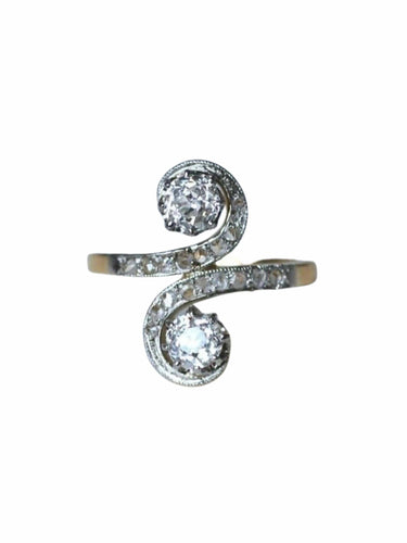 Bague Toi et Moi diamants 58 Facettes