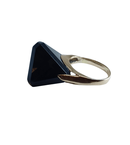 Bague 46 Bague vintage or et topaze 58 Facettes 5