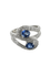 Bague 58 Bague Toi & Moi saphirs et diamants 58 Facettes