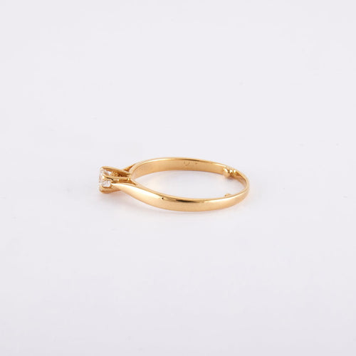 Bague Solitaire - Diamant de 0,20 carat 58 Facettes 220501R