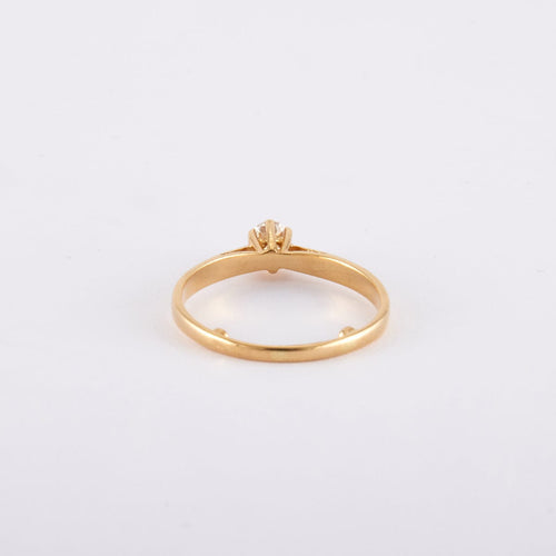 Bague Solitaire - Diamant de 0,20 carat 58 Facettes 220501R