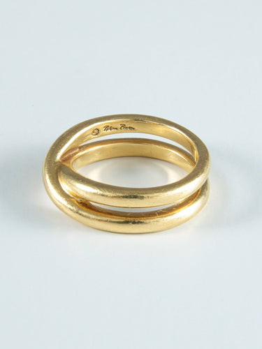 Bague 54 Bague Tiffany Croisée or jaune 58 Facettes