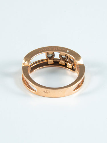 Bague 52 Bague Messika Move or rose et diamants 58 Facettes