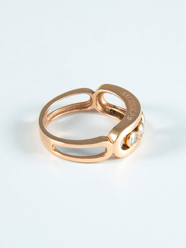 Bague 52 Bague Messika Move or rose et diamants 58 Facettes