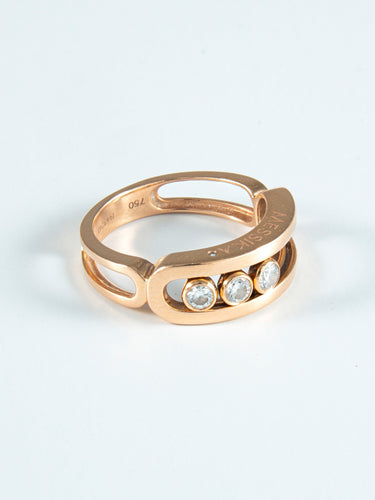 Bague 52 Bague Messika Move or rose et diamants 58 Facettes