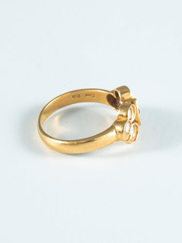 Bague 48 Bague Dior Rubis et Diamants 58 Facettes