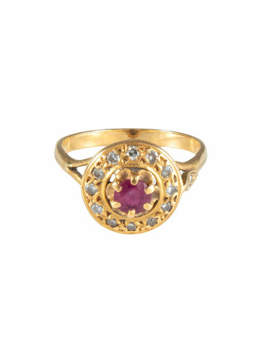 Bague 51 Bague Rubis et Diamants 58 Facettes